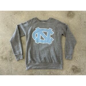 Women's North Carolina Tarheels UNC Comfy Pullover Sweatshirt Thumbholes Sz‎ L